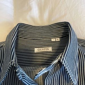Gustin 100% Selvedge Cotton Workshirt Size Large Slim!